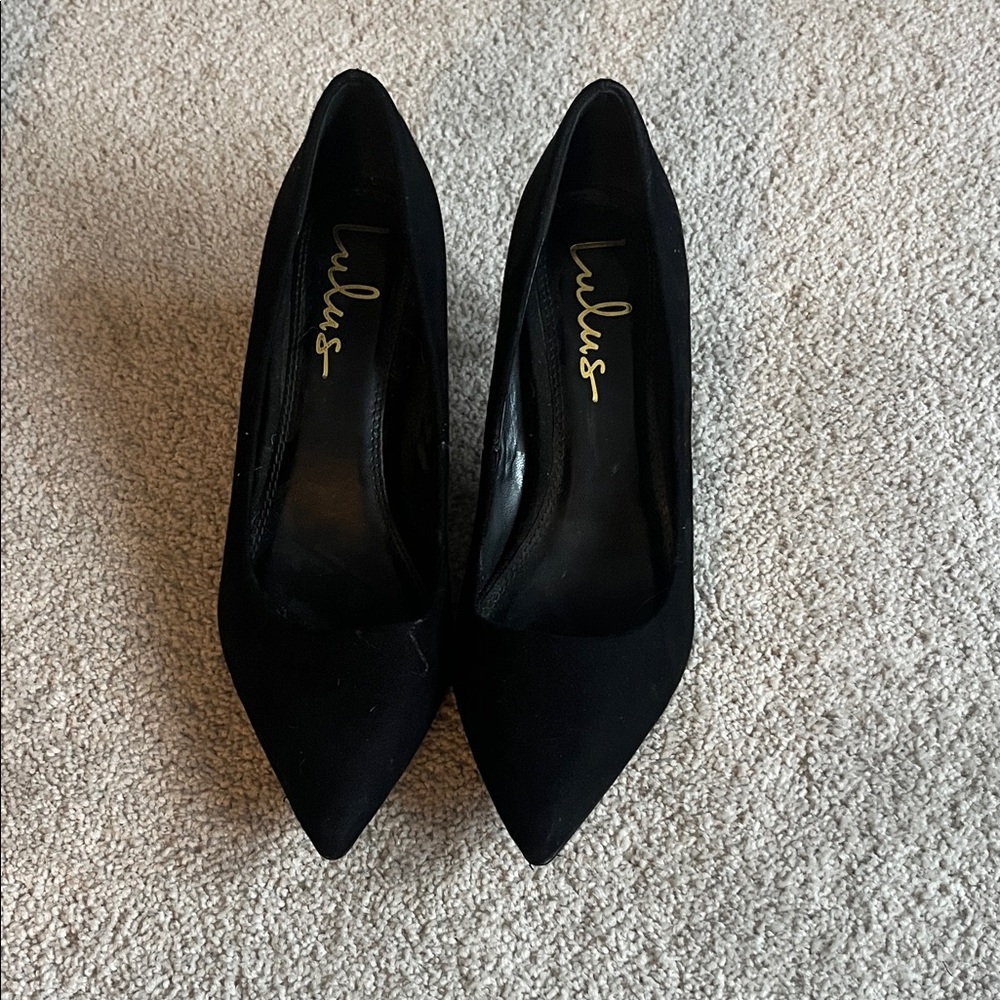 Lulu's Classic Black Heels